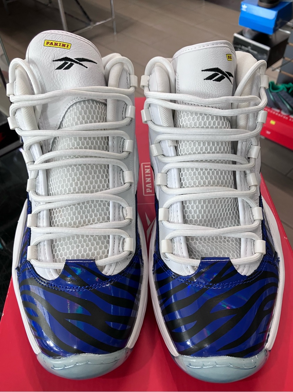 Reebok Question Mid Panini Tiger Prizm Size 13 - Picture 4 of 9